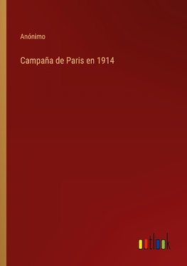 Campaña de Paris en 1914