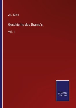 Geschichte des Drama's