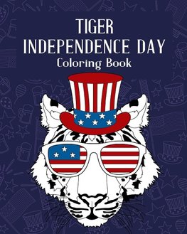 Tiger Independence Day Coloring Book