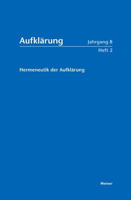 Hermeneutik der Aufklärung