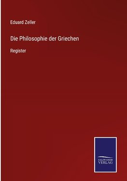 Die Philosophie der Griechen