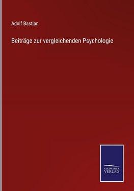 Beiträge zur vergleichenden Psychologie