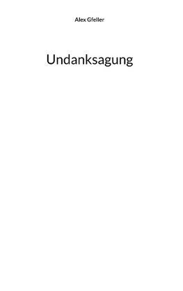 Undanksagung