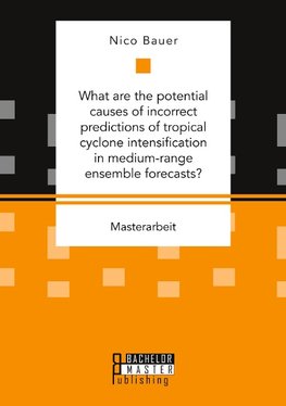 What are the potential causes of incorrect predictions of tropical cyclone intensification in medium-range ensemble forecasts?