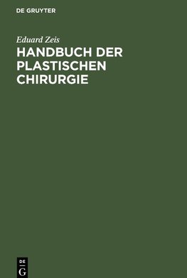 Handbuch der plastischen Chirurgie