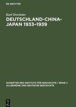 Deutschland-China-Japan 1933¿1939