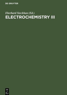 Electrochemistry III