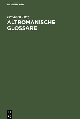 Altromanische Glossare