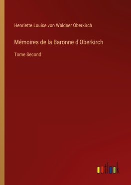 Mémoires de la Baronne d'Oberkirch