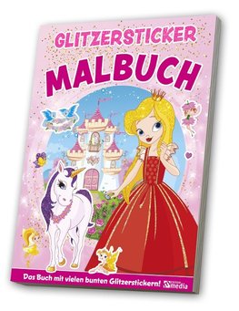 Glitzersticker XXL-Malbuch Kunterbunte Welt im Frühling