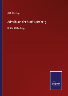 Adreßbuch der Stadt Nürnberg