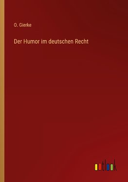 Der Humor im deutschen Recht