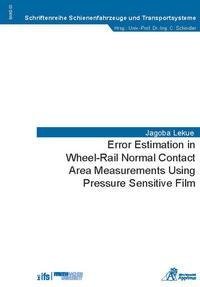 Error Estimation in Wheel-Rail Normal Contact Area Measurements Using Pressure Sensitive Film