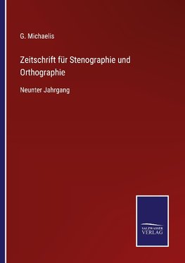 Zeitschrift für Stenographie und Orthographie