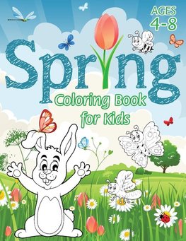 Spring Coloring Book for Kids