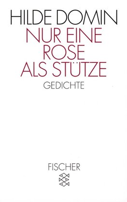 Nur eine Rose als Stütze