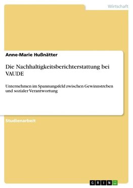 Die Nachhaltigkeitsberichterstattung bei VAUDE