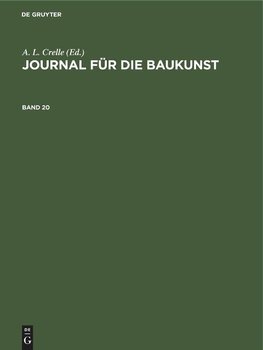 Journal für die Baukunst, Band 20, Journal für die Baukunst Band 20