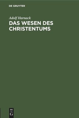 Das Wesen des Christentums