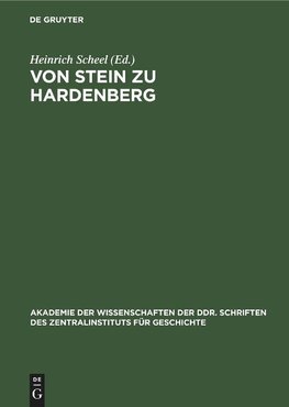 Von Stein zu Hardenberg