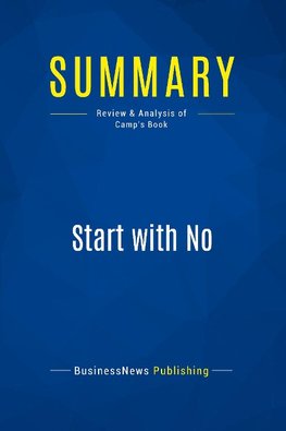 Summary: Start with No