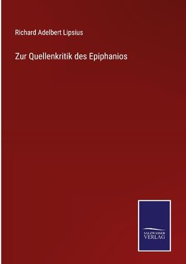 Zur Quellenkritik des Epiphanios