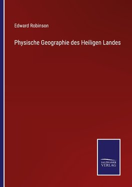 Physische Geographie des Heiligen Landes