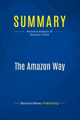 Summary: The Amazon Way