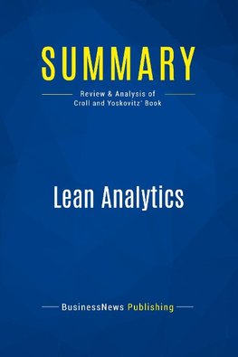 Summary: Lean Analytics