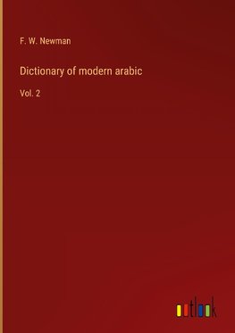 Dictionary of modern arabic