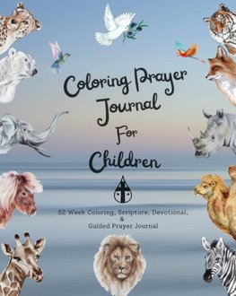 Coloring Prayer journal for children