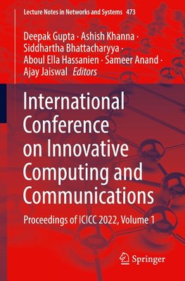 International Conference on Innovative Computing and Communications