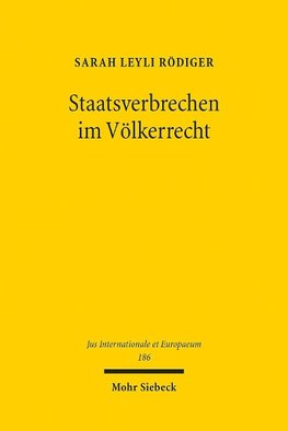 Staatsverbrechen im Völkerrecht