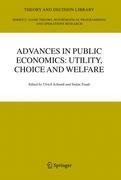 Advances in Public Economics: Utility, Choice and Welfare