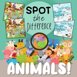 Spot The Difference - Animals!