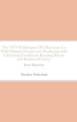 The 1979 Washington DC Hurrican is a Wild Climate Occurrence Producing with it Freezing Conditions Roaring Breeze and Reduced Clarity.