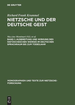 Nietzsche und der deutsche Geist 1