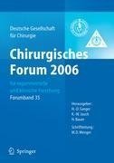 Chirurgisches Forum 2006 für experimentelle und klinische Forschung