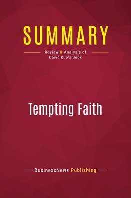 Summary: Tempting Faith