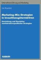 Marketing-Mix-Strategien in Investitionsgütermärkten