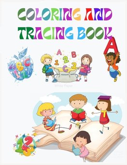 Coloring and Tracing for Preschoolers Book