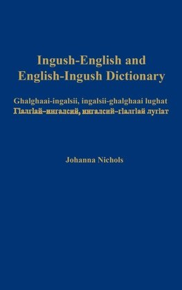 Ingush-English and English-Ingush Dictionary