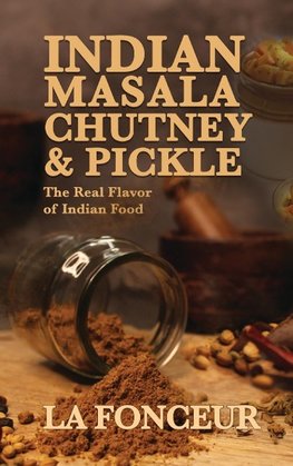 Indian Masala Chutney and Pickle (Black and White Print)