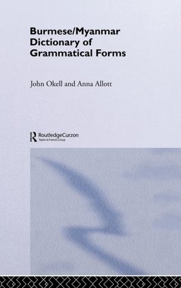 Burmese (Myanmar) Dictionary of Grammatical Forms