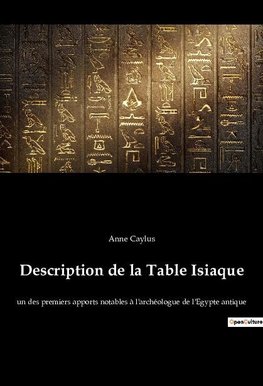 Description de la Table Isiaque