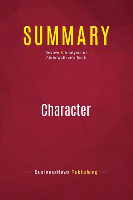 Summary: Character