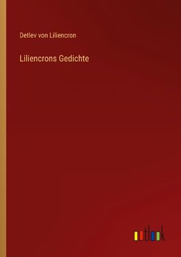 Liliencrons Gedichte