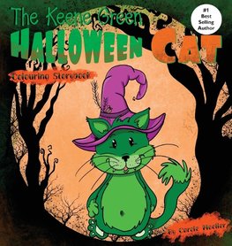 The Keene Green Halloween Cat