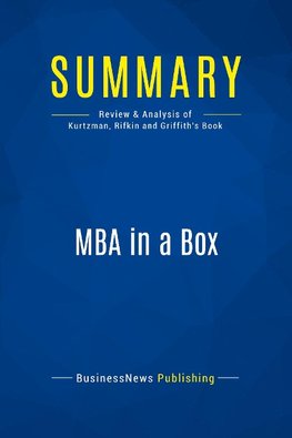 Summary: MBA in a Box