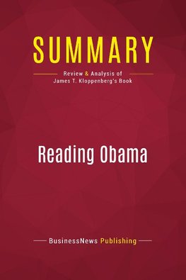 Summary: Reading Obama